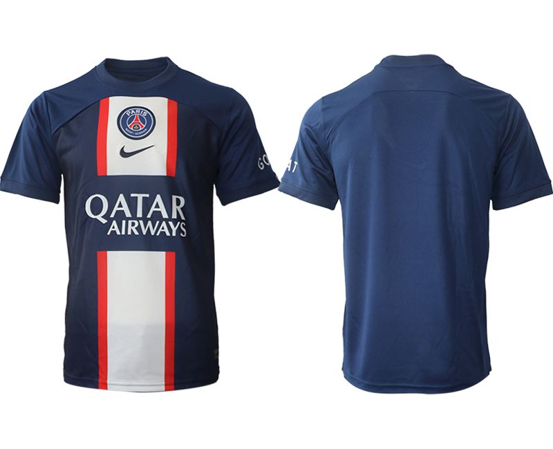 Men 2022-2023 Club Paris St German home aaa version blue blank Soccer Jersey->customized soccer jersey->Custom Jersey